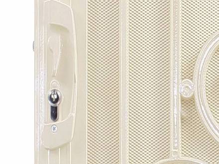 White diminished vision aluminium mesh (expanded metal privacy mesh) for security door