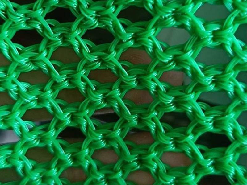 Green flexible windbreak netting
