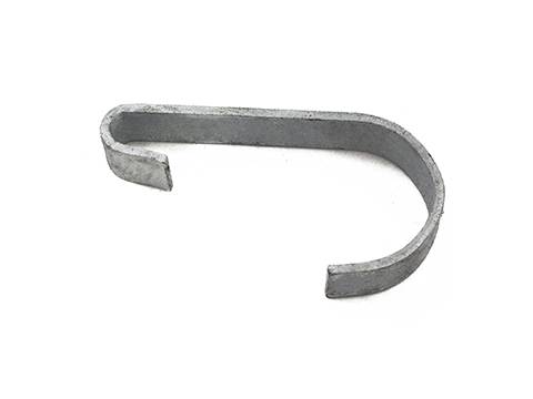 A metal gate clip.