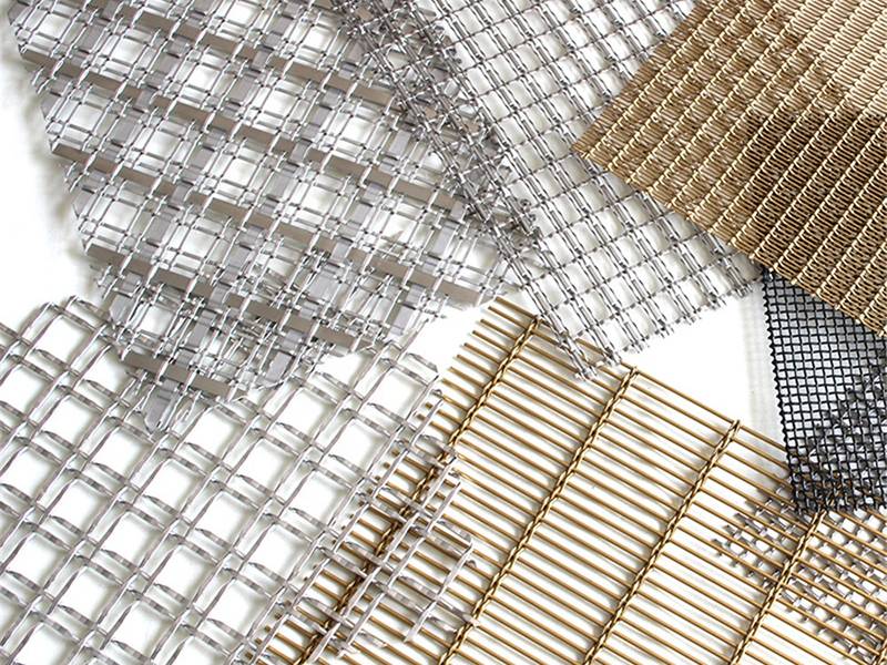Different specifications of architectural rigid mesh