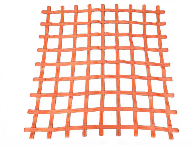 Orange safety lifting net
