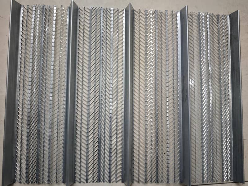 Steel rib lath for wall and ceiling plastering