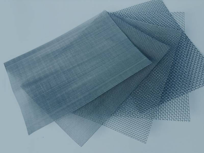 Five pieces of tantalum wire mesh with different specifications