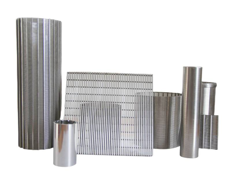 Wedge screen panels and wedge screen cylinder